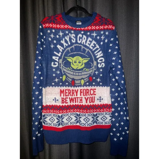 Ugly Christmas Sweater Xmas Size Medium Star Wars