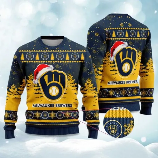 Discover 2025 Brewers Snowflakes Christmas Ugly Sweater - Christmas Gift for Men, Women
