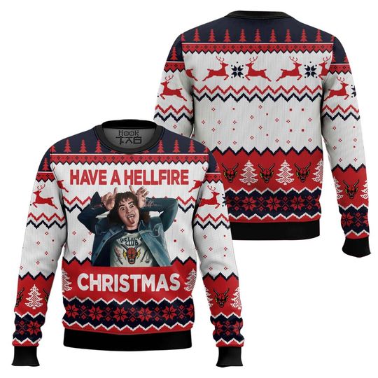 Discover Have A Hellfire Xmas Ed munson Ugly Christmas Sweater Funny Holiday Party Pullover Sweaters for Men Women Xmas Gift 2026