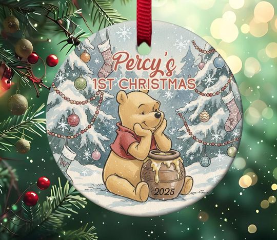 Discover Personalized Disney Pooh And Friends Christmas Ornament, Custom Disney Ornament, Winnie The Pooh Xmas Gift, Ornament Home Decor C1LT15