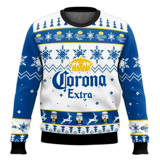 Corona Beer 2026 New Fashion Ugly Christmas Gift Corona Men's and women's sweaters Harajuku Sporty couple hoodies