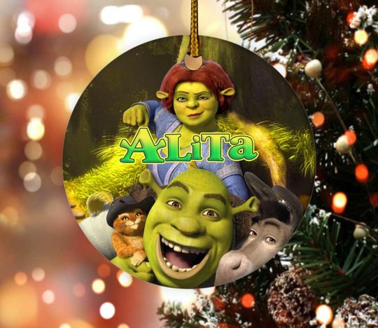 Discover Custom Disney Shrek Christmas Ornament, Shrek Ornament, Christmas 2024 Ornament, Shrek Movie Ornament, Xmas Decor NFWK15