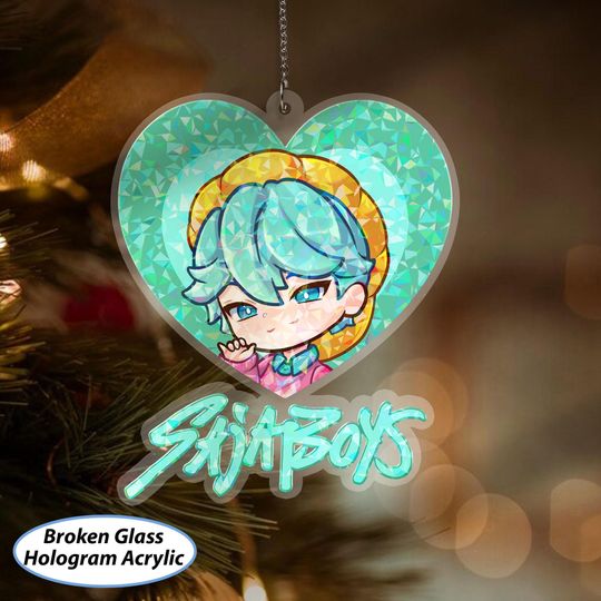 Discover Baby Saja Christmas Acrylic Ornament, Cute Kpop Hunters Xmas Tree Ornament, Soda Pop Boy Band Fan Keepsake, Fictional Idol Holiday Kid Gifts