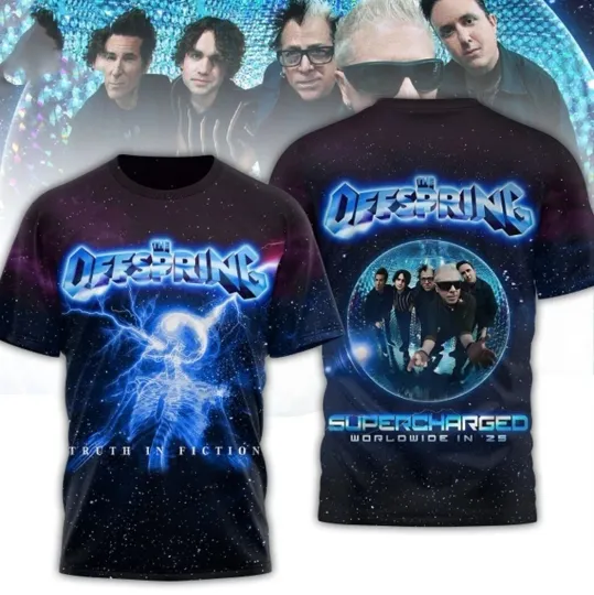 Discover The Offspring 3D T-Shirt All Sizes Unisex For Gifts