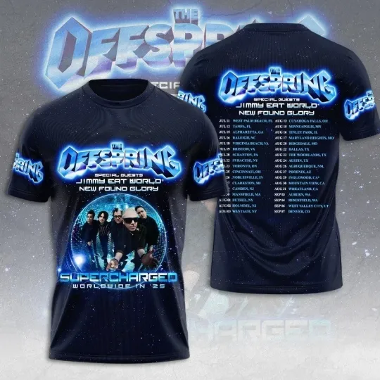 Discover The Offspring Rare 3D Tee Shirt For Fan Gifts Unisex