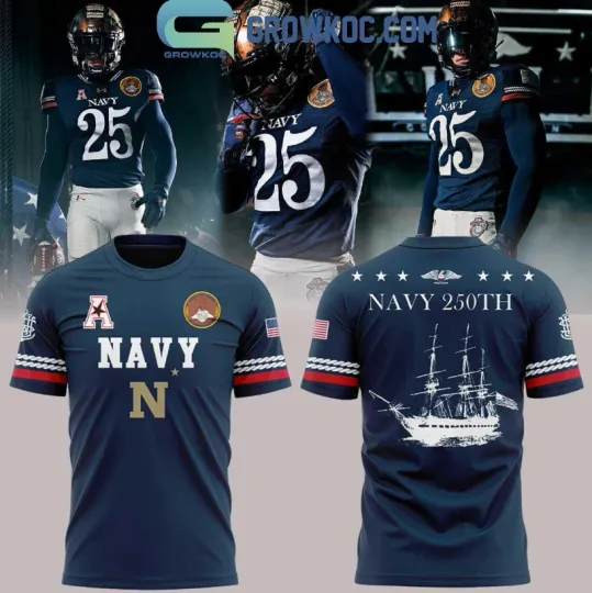 Discover Navy 1Midshipmen Uniforms Celebrating 250 Years 3D T-shirt