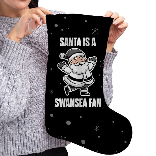 Discover Santa is a Swansea Fan - Stocking