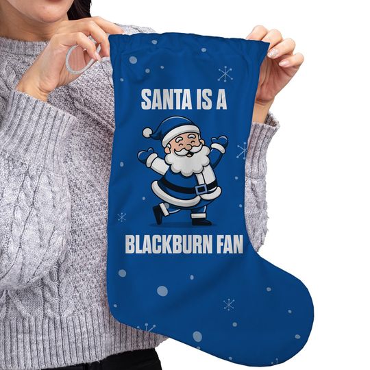 Discover Santa is a Blackburn Fan - Stocking