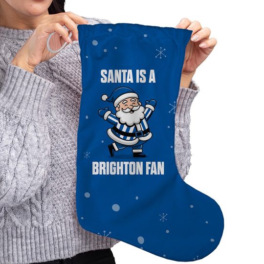 Discover Santa is a Brighton Fan - Christmas Stocking