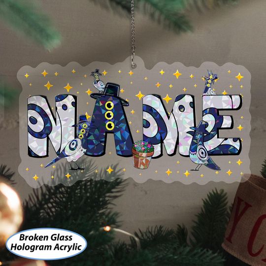 Discover Personalized Sussie Crow Ornament, Demon Villain Sussy Christmas Ornament, Demons Fictional Idols Holiday Gift, Kpop Anime Home Decor VTB606