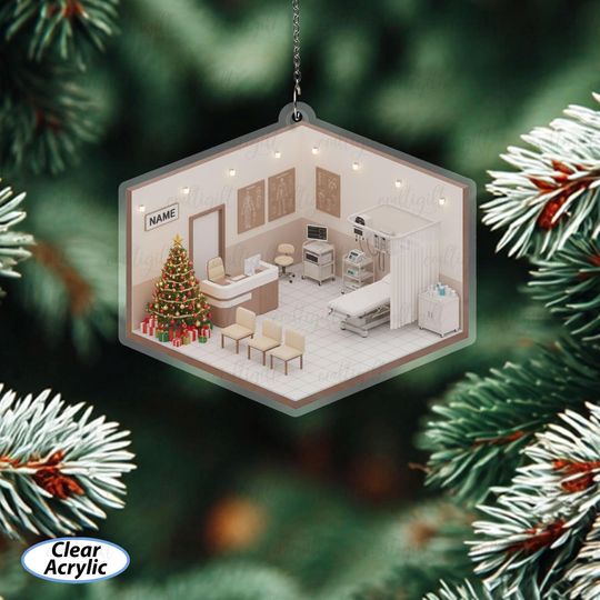 Discover Endocrinology Clinic Ornament Customized, Healthcare Worker Holiday Ornament, Endocrinologist Xmas Tree Ornament, Medical Office Gift,MYB783