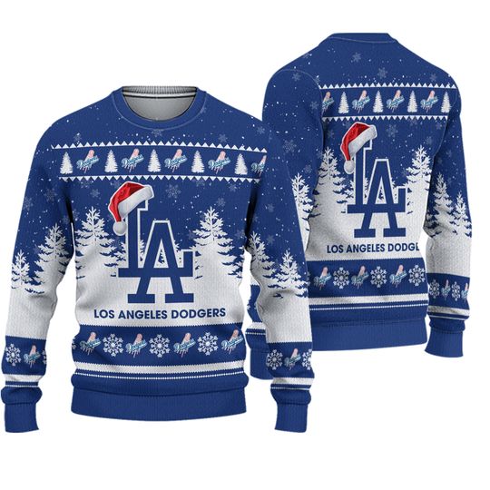 Dodgers Christmas Ugly Sweater