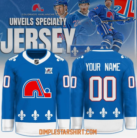 Personalized Colorado Avalanche X Heritage Ice Hockey Jersey Gift For Christmas