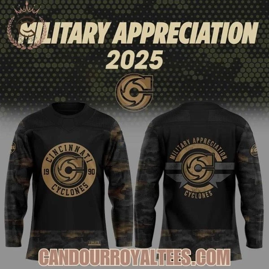 Cincinnati Cyclone x Military Appreciation 2025 Jersey