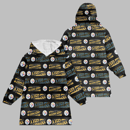 Discover 2025 Pittsburgh Football Blanket Hoodie
