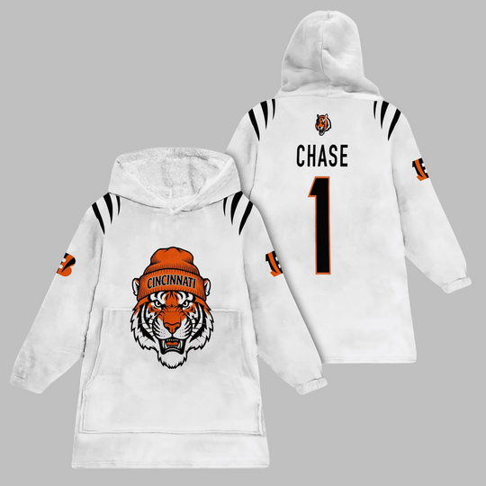 Discover 2025 Chase 1 Cincinnati Blanket Hoodie