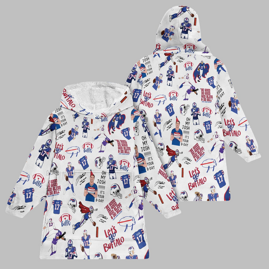 Discover 2025 Allen 17 Bills Blanket Hoodie