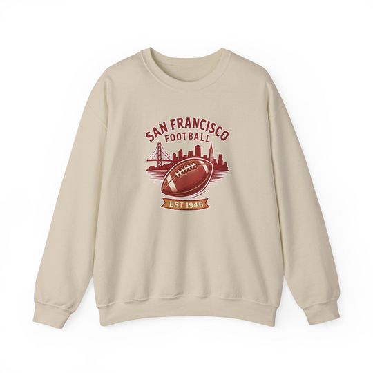 San Francisco 49ers Sweatshirt, football Football Fan Apparel