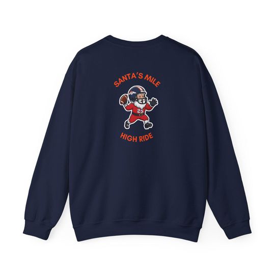 Denver Broncos Christmas Sweatshirt, football Holiday Football Crewneck