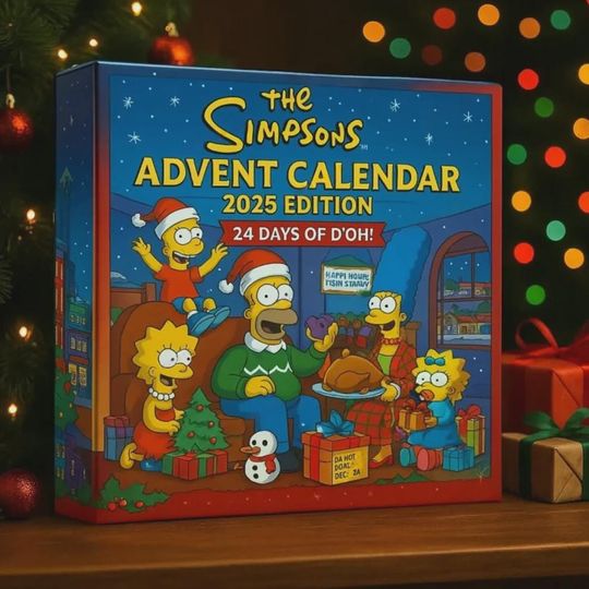 Discover The Simpsons Advent Calendar 2025 Edition | 24 Days of D'oh! Christmas Gift | 24 Mini Collectible Funko Ornaments
