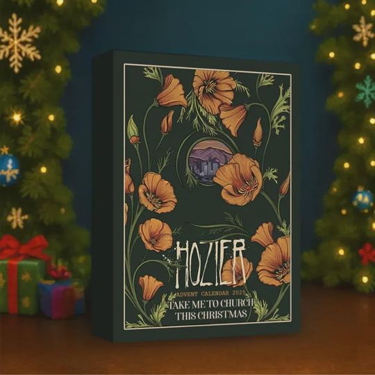 Discover Hozier Advent Calendar 2025 | Take Me to Church Christmas Gift | 24 Mini Collectible Funko Style Ornaments