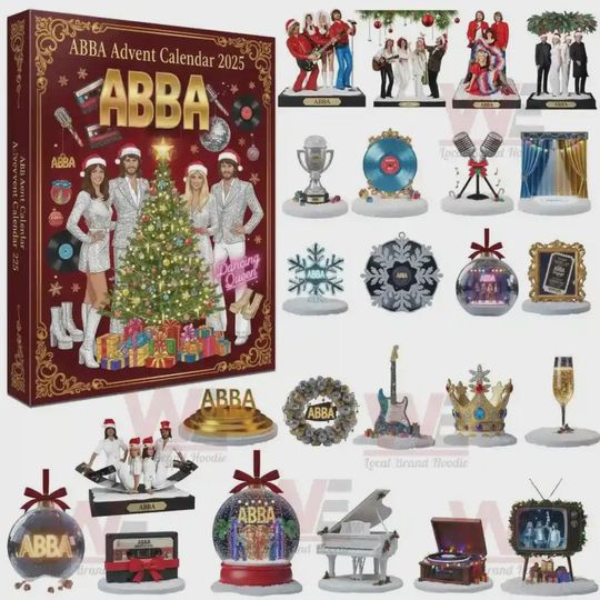 Atlanta Falcons 60th Anniversary Advent Calendar 2025,  Football Countdown Gift, 24 Mini Collectible Ornaments Rise Up