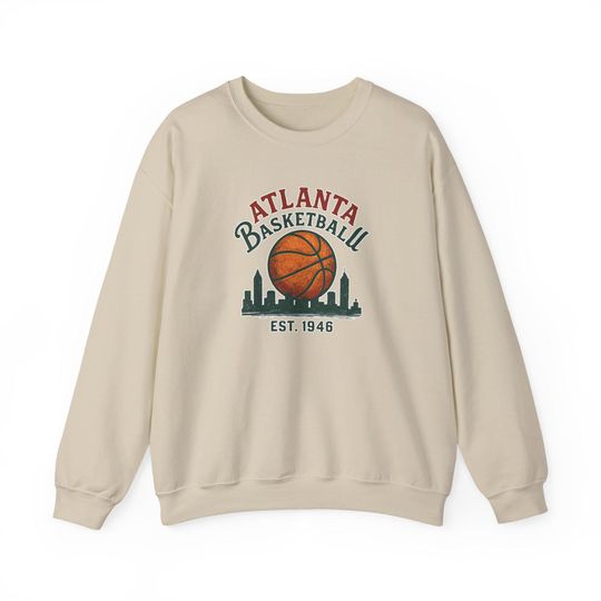 Discover Atlanta Hawks Crewneck Sweatshirt: Unisex Basketball Apparel
