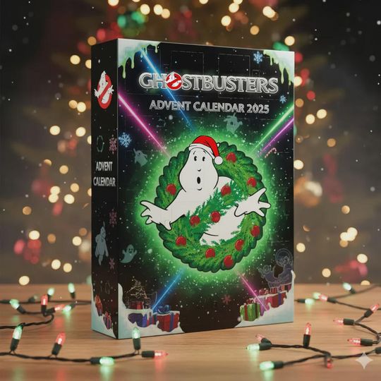 Discover Ghostbusters Advent Calendar 2025 | Who Ya Gonna Call Christmas Gift | 24 Mini Collectible Funko Ornaments