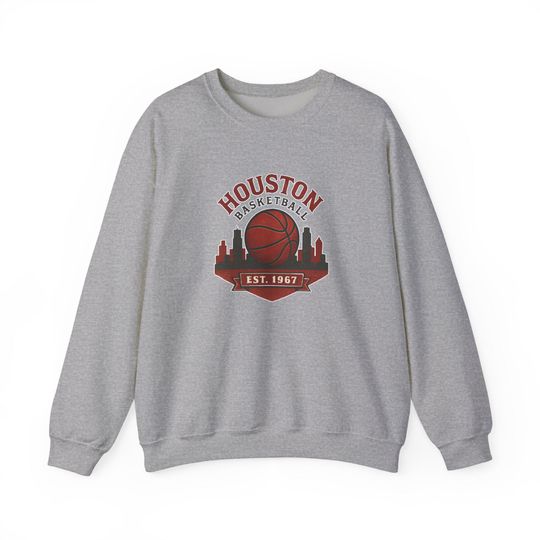 Houston Rockets Sweatshirt: Unisex Basketball Team Apparel