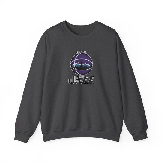 Discover Utah Jazz Basketball Crewneck Sweatshirt: Vintage NBA Fan Apparel