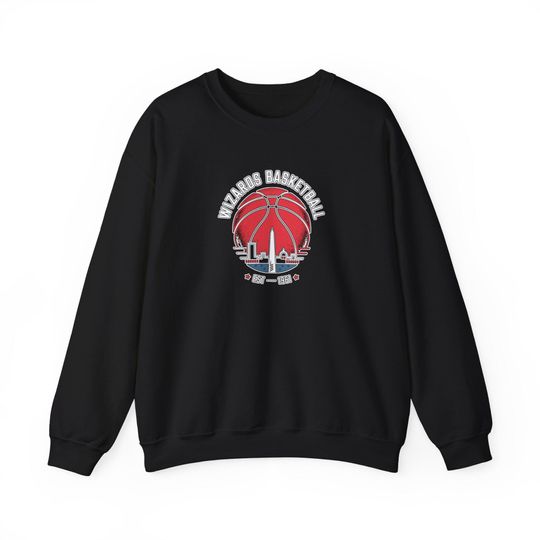 Discover Washington Wizards Basketball Crewneck Sweatshirt: Vintage NBA Fan Apparel