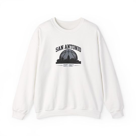 Discover San Antonio Spurs Sweatshirt: Vintage NBA Basketball Crewneck