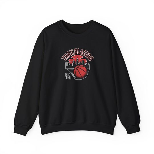 Discover Portland Trailblazers Crewneck Sweatshirt: Cozy Team Spirit Apparel