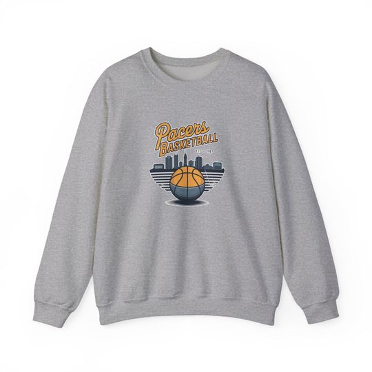 Discover Indiana Pacers Sweatshirt: Embroidered Basketball Fan Gift