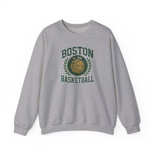 Boston Celtics Basketball Crewneck: Unisex Sportswear