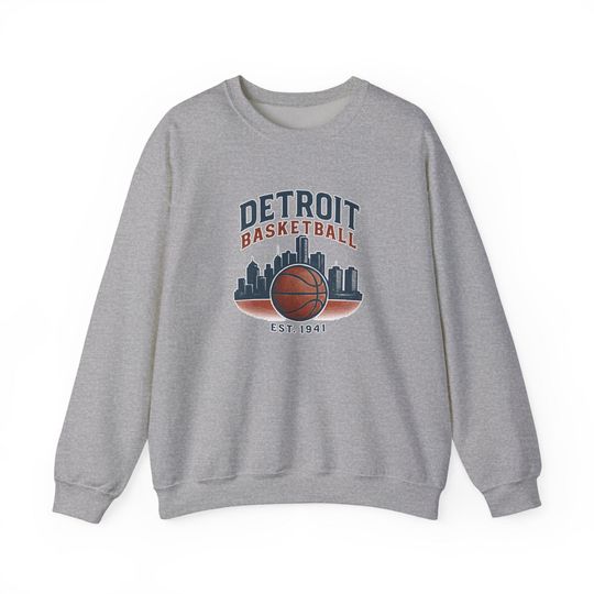 Discover Detroit Pistons Crewneck Sweatshirt - Basketball Fan Apparel