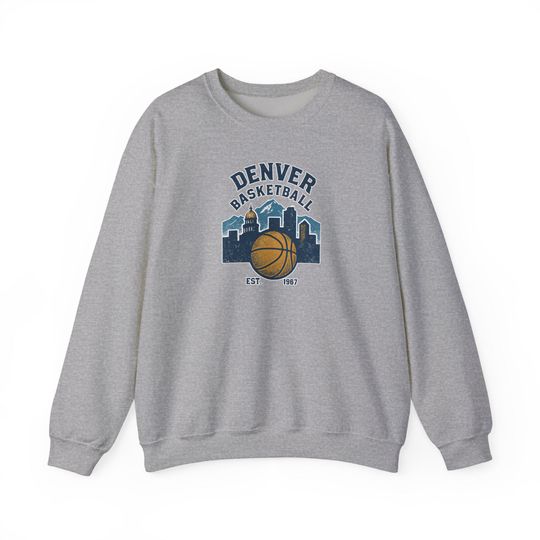 Discover Denver Nuggets Basketball Crewneck Sweatshirt, Unisex Sweatshirt, Sports Apparel, Gift for Fans, Casual Streetwear