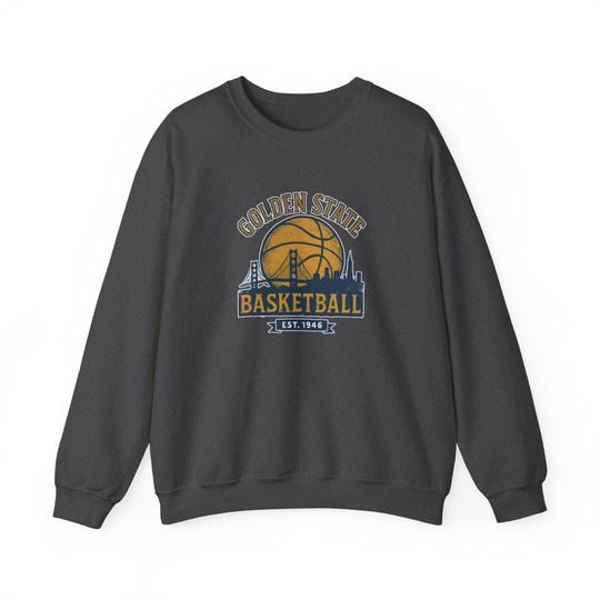 Discover Golden State Warriors Crewneck Sweatshirt: Vintage Basketball Apparel