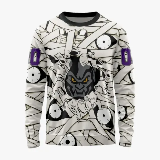 Discover Personalized Greensboro Gargoyles Men's Hockey Jersey Halloween 2025-26