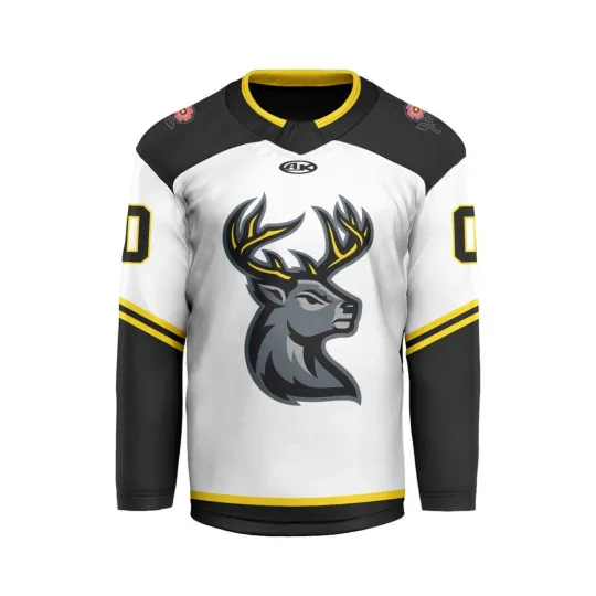 Discover Iowa Heartlanders Men's Hockey Jersey 2025/26 White Fan Gear