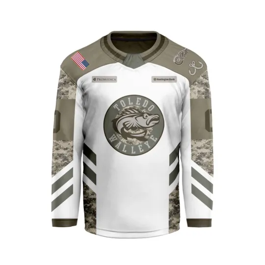 Discover Toledo Walleye Military Appreciation Night Hockey Jersey 2025/26