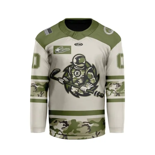 Discover Fort Wayne Komets 2025/26 Military Appreciation Night Hockey Jersey