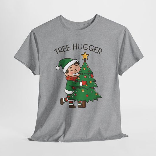 Discover Tree Hugger Christmas Shirt: Unisex Holiday Tee