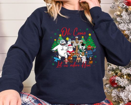 Discover Mery Grin 2025 Christmas Sweatshirt, Disney Reindeer Jumper, Jesus Xmas Tree Jumper