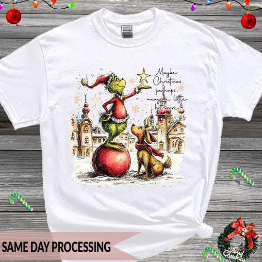 Preppy Christmas 2025 Tshirt, Merry  Grin Tshirt, Christmas Mean Guy Tshirt, Xmas Characters Tee, Xmas Movie tee, Cute Heart Shirt 5104