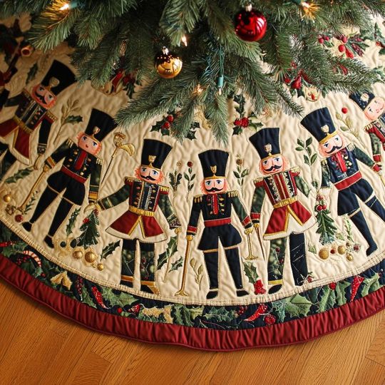 The Nutcracker Christmas Tree Cover, Christmas Tree Home Decor, Christmas Nutcracker Tree Skirt, Christmas Decorations, House Warming Gift