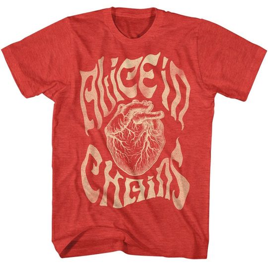 Discover ALC Band Heart Red Heather T-Shirt