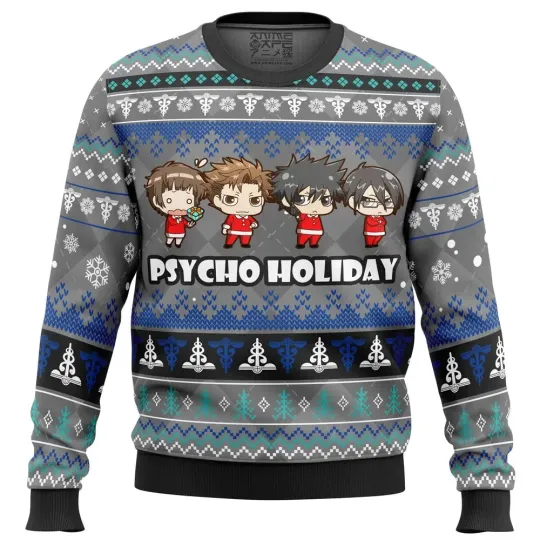 Discover Psycho Holiday Psycho Pass Ugly Christmas Sweater