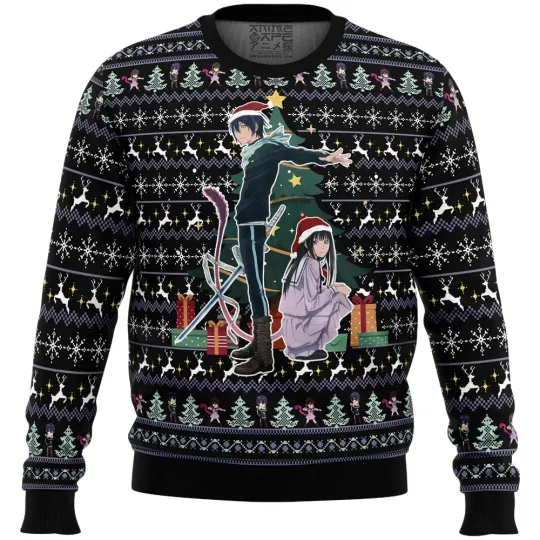 Discover Yato Hiyori Christmas Noragami Ugly Christmas Sweater