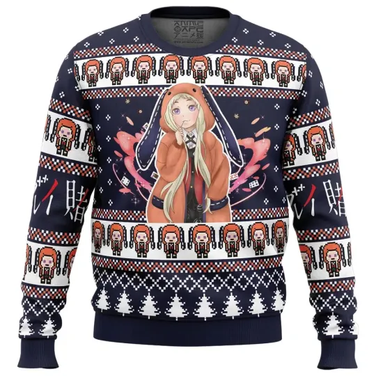 Discover Runa Yomozuki Kakegurui Ugly Christmas Sweater
